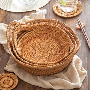 Bandeja hecha a mano para fruta, pan, frutos secos, PARA CENA, fiestas, café, desayuno, hecha en Vietnam - Product Image 1