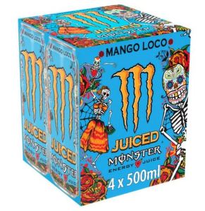 Monster Mango Loco 500ml, 12 latas por estantería, 6 estanterías por paleta, para clubes mayoristas y minoristas a granel, exportación - Product Image 3