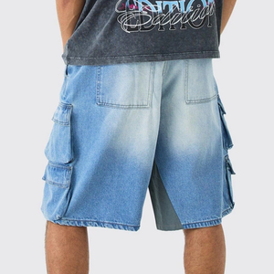 Trendy Design Breathable Multi Pocket <b>Denim</b> <b>Shorts</b> For <b>Men</b> Stylish Design / Cotton Blend Fabric With Custom Logo Wholesale Rate - Product Image 5