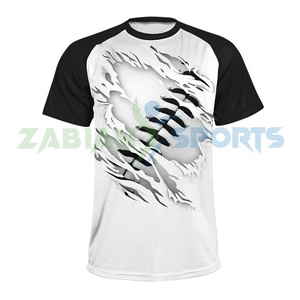 เสื้อยืด2025ผู้ชายผ้าโพลีเอสเตอร์แห้งเร็วเสื้อพิมพ์ลายเหมาะสมสำหรับใส่วิ่งเล่นกีฬาสีพื้น - Product Image 3