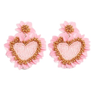 Diamant Perle Unique Festival Boucles D'oreilles À La Mode Coeur Motif Personnalisable Fête De Mariage Anniversaire Corps Chaîne Élégant Mode - Product Image 2