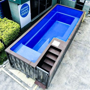 สระว่ายน้ำ40ft และ20FT กลางแจ้งสำหรับสระว่ายน้ำบ้านเสาหินคอนเทนเนอร์สำหรับสระว่ายน้ำกลางแจ้ง - Product Image 5