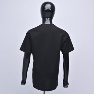 Premium Quality Wholesale Custom <b>Sequin</b> Embroidery <b>T</b>-<b>Shirt</b> Unisex Casual Short Sleeve Crew Neck Jersey 100% - Product Image 4