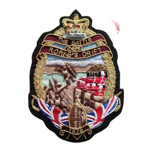 Etiquetas de bordado de alta calidad, insignias, parches de bordado personalizados, respaldo de hierro, nuevas insignias de alambre de lingotes de alta calidad - Product Image 2