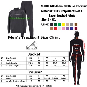 ชุดวอร์มไขว้ของผู้ชายสีดำดีไซน์ตามสั่งสำหรับผู้ใหญ่เป็นมิตรกับสิ่งแวดล้อมและสำหรับฤดูหนาว - Product Image 6