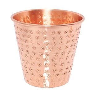 Verre en cuivre martelé au design vintage unique Verre en cuivre pur Fabricant de gros Taille personnalisée en gros - Product Image 1