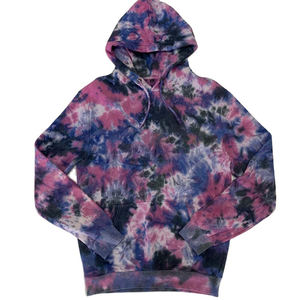 Haute qualité tie-dye à capuche personnalisé coton cravate teinture à capuche ensemble hommes cravate teinture à capuche Streetwear lourd français polaire - Product Image 2