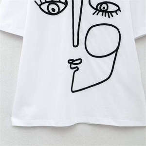 Camisetas de Mujer 100% Algodón, Económicas, con Logotipo Personalizado, de Alta Calidad, Color Sólido, Manga Corta, al por Mayor, Camisetas Lisas para Mujer - Product Image 5