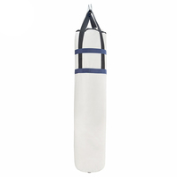Sac de frappe professionnel lourd en cuir PU de 1,80 m de haut avec crochet de suspension pour la boxe et le Muay Thai, avec sable
