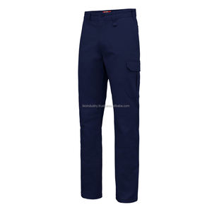 Pantalones Cargo de Cintura Media para Hombre, Corte Recto, Cierre Plano, Transpirables, de Poliéster/Algodón, Casuales de Otoño, Largos, Novedad 2026 - Product Image 3