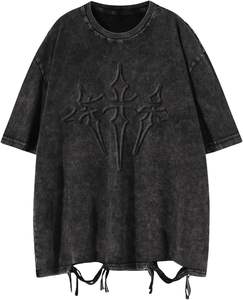 Nouveau design T-shirt délavé à l'acide T-shirts pour hommes de qualité supérieure Fournisseur de t-shirts pour hommes à manches courtes du Pakistan - Product Image 1