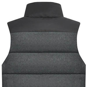 Personnalisable léger laine fermeture éclair bouffante gilet hommes décontracté bulle sans manches veste chaud hiver vêtements d'extérieur respirant - Product Image 5