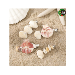 Pinza para el Cabello con Conchas Marinas Naturales, Elegante Accesorio para el Cabello Hecho a Mano con Conchas, Diseñado por un Proveedor Vietnamita para Amantes de la Moda - Product Image 6
