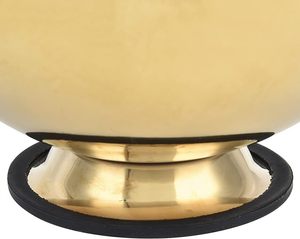 Cuenco de Metal para servir alimentos de la mejor calidad, cuenco para servir frutas secas chapado en oro brillante de alta calidad de acero inoxidable con base de soporte - Product Image 6