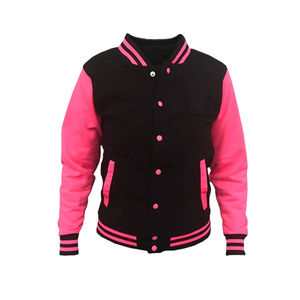 แจ็คเก็ตวาร์ซิตี้ปักชื่อแบบกำหนดเอง สไตล์บล็อกสีตามต้องการ พร้อมกระดุมแบบคลาสสิก - Product Image 3