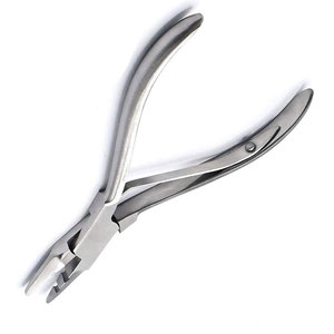 Hair Extensions Plier <b>Puller</b> for Nano or Micro Nano Rings Silicone Micro Beads Tool/ Silicone Micro Rings Beads Stainless Steel - Product Image 3