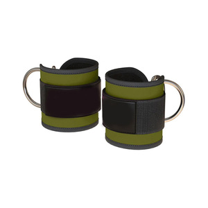 Nouvelles protections de cheville réglables en néoprène antidérapantes à double anneau de qualité supérieure pour la musculation - Utilisation unisexe pour adultes - Product Image 1