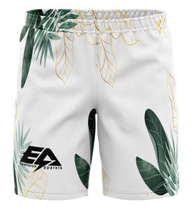 Short de bain d'été en polyester pour homme, coupe courte, uni vintage, séchage rapide, sublimation, deux shorts de plage profonds 6XL, couleur unie - Product Image 3