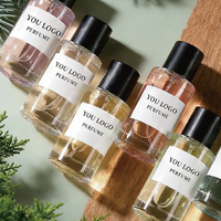 Parfum personnalisé au bois d'ambre frais avec emballage cadeau de luxe, marque privée, parfum longue durée pour homme