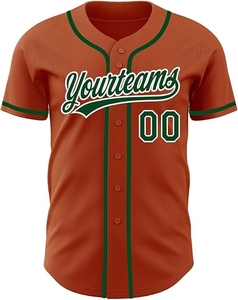 Maillots de Baseball personnalisés de haute qualité respirant nouveau Style uniformes en gros pour hommes femmes personnalisé nom numéro équipe Logo - Product Image 5