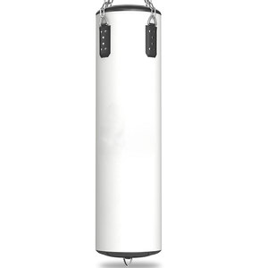 Heavy Duty Genuine Leather Unisex Punching <b>Bag</b> Home Gym Boxing <b>Training</b> Fitness Durable Stitching Long Lasting Use Sands Filled - Product Image 1