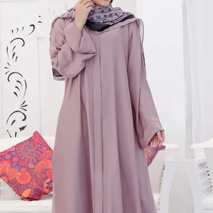 Robe longue à la cheville, style arabe, qatari, turc, décontractée, qualité supérieure, nouvelle, élégante, respirante, abaya islamique, traditionnelle, musulmane, vintage - Product Image 1