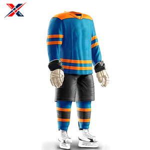 En différentes couleurs Qualité supérieure Nouveau style Faites votre propre main Logo personnalisé imprimé Sport Uniformes de hockey sur glace - Product Image 5