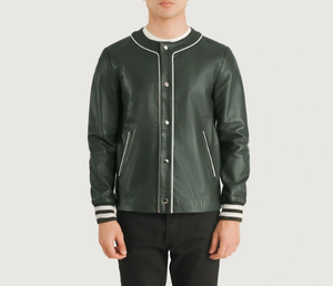 Chaqueta Leatherman Varsity para hombre, nuevo diseño 2025, chaqueta universitaria de béisbol para hombre, chaqueta Varsity hecha a medida de alta calidad - Product Image 4