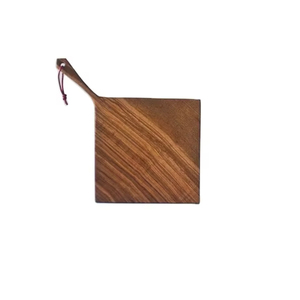Elegante tabla de cortar de madera de nogal con bandeja de madera Premium de diseño único para servir de corte y bloque de madera hecho a mano - Product Image 1