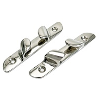 Ensemble de passe-câbles droit en acier inoxydable 316 de qualité marine, poli miroir, guide-câble plat, quincaillerie d'amarrage pour yacht