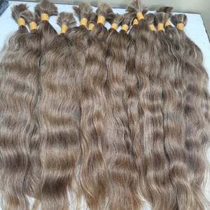 Extensiones de Peluca de cabello humano Natural de cabello virgen indio de trama de máquina de alta calidad al por mayor - Product Image 4