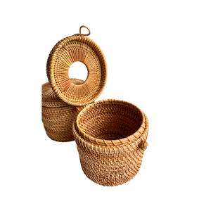 Boîte à mouchoirs ronde en bambou personnalisable Organisateur durable fabriqué au Vietnam quantité minimale de commande bas prix standard d'exportation - Product Image 6