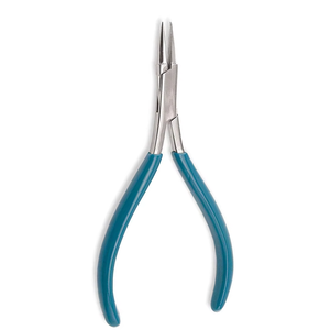 Alicates de Punta Plana de 5 Pulgadas, Acero Inoxidable, Herramienta para Hacer Joyas, Mandíbula Lisa, Alicates para Doblar Alambre, MANAN INSTRUMENTS MI-FNP-707 - Product Image 1