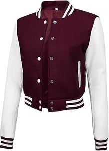 Veste universitaire pour femmes de haute qualité, manches en cuir et laine, veste de baseball brodée, vêtements d'extérieur personnalisés en gros OEM - Product Image 3