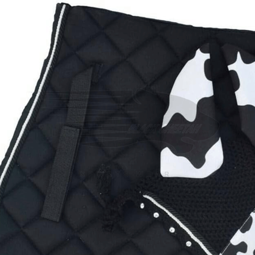 Showman Housse de selle en nylon imprimé vache