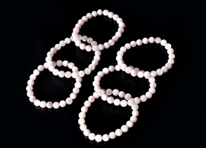 Hot Bulk Selling Kunzite 8mm Round <b>Beaded</b> <b>Bracelet</b> Natural Healing Stones for Meditation Jewelry - Product Image 3