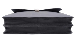 Sac à bandoulière pour ordinateur portable en cuir véritable personnalisé avec sangle réglable Sac de voyage Sac de bureau à une seule épaule pour hommes - Product Image 3