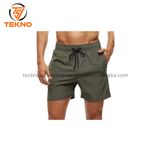Los pantalones cortos de fitness personalizados ofrecen comodidad, transpirabilidad y flexibilidad, perfectos para entrenamientos, correr y entrenar para hombres Servicio OEM - Product Image 4