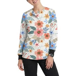 Chaquetas Quirúrgicas Personalizadas al por Mayor para Esteticistas, Chaqueta Médica con Botones Frontales y Mangas Largas, Proveedor de Chaquetas Quirúrgicas - Product Image 1