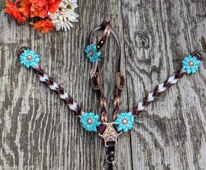 Juego de tachuelas trenzadas de cuello de pecho de caballo de una oreja de alta calidad a precio mayorista - Product Image 5