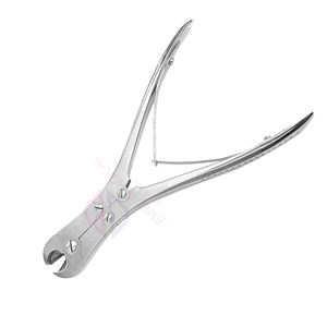 Coupe-goupille de qualité chirurgicale en acier inoxydable grand coupe-fil droit TC coupe-goupille orthopédique vétérinaire lourd de 10 pouces - Product Image 4