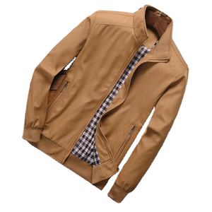 เสื้อแจ็กเก็ตบอมเบอร์เข้ารูปแขนยาวสำหรับผู้ชายเสื้อคลุมลำลองสไตล์ไฮสตรีทสำหรับฤดูใบไม้ผลิฤดูใบไม้ร่วงฤดูหนาว - Product Image 1