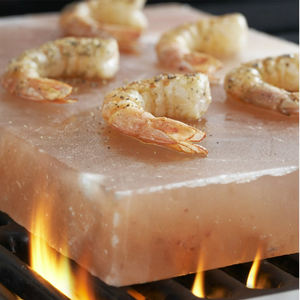 Le sel rose de l'Himalaya couvre de tuiles la dalle de cuisson de style avec la technique de gril de conception personnalisée - Product Image 2