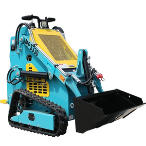 Marcher derrière Mini Skid Steer Loader chenille bon marché avec moteur pour l'utilisation du chargeur frontal du tracteur à bûches - Product Image 3
