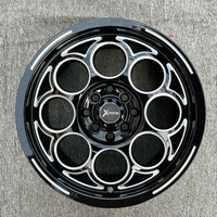 Rines Negros X-RIMS 15x6.5 4x100 para Carreras DRAG RACING, Rines de Aleación de 15 Pulgadas para Honda Civic, Repuesto para Carreras, 4 Birlos