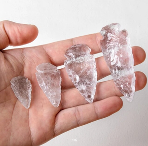 Punta de flecha de cuarzo cristal Natural de gran oferta de la mejor calidad, puntas de flecha de ágata de tamaño "3 pulgadas", piedra de cristal, ágata, pedido a granel - Product Image 6