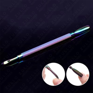 Pousse-cuticules et nettoyeur d'ongles en acier inoxydable de qualité supérieure OEM, outil professionnel en métal pour manucure et pédicure, soin des ongles - Product Image 6