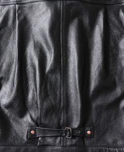 Chaqueta de chándal de cuero de vaca Houston - Product Image 3