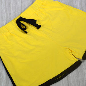 Pantalones cortos de sudor para correr y gimnasio de cintura alta para mujer, poliéster de algodón de verano personalizado con características transpirables y bolsillos - Product Image 6