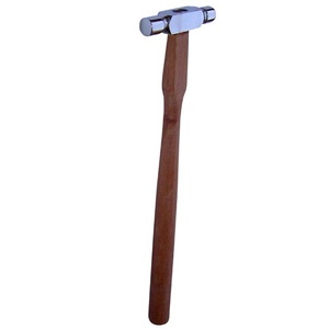 Marteau à tête sphérique de type pein avec manche en bois, outils pour bijoux - Product Image 2